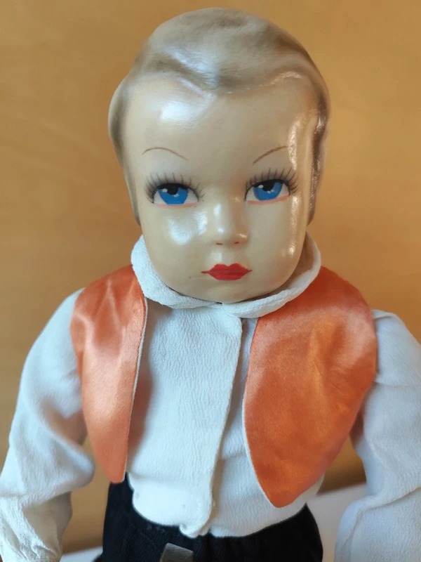 Original Puppe - Bub ca. 1940